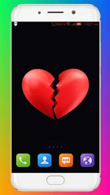 Broken Heart Wallpaper android App screenshot 0