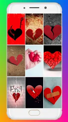 Broken Heart Wallpaper android App screenshot 10